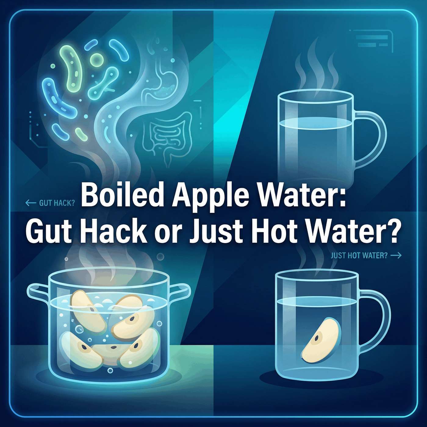 Boiled Apple Water: Gut Hack or Just Hot Water?