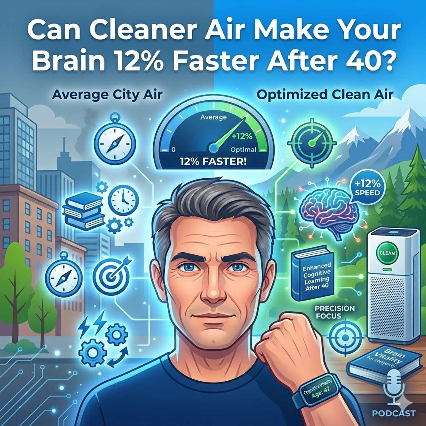 Can Cleaner Air Make Your Brain 12% Faster After 40?
