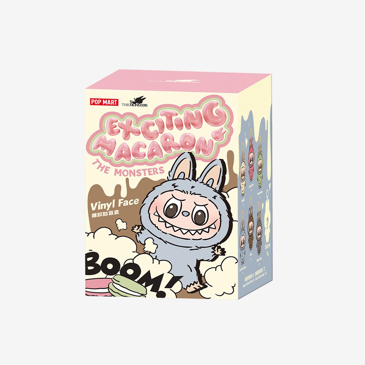 Official Pop Mart The Monsters blind box with matte pastel finish and crisp printed artwork