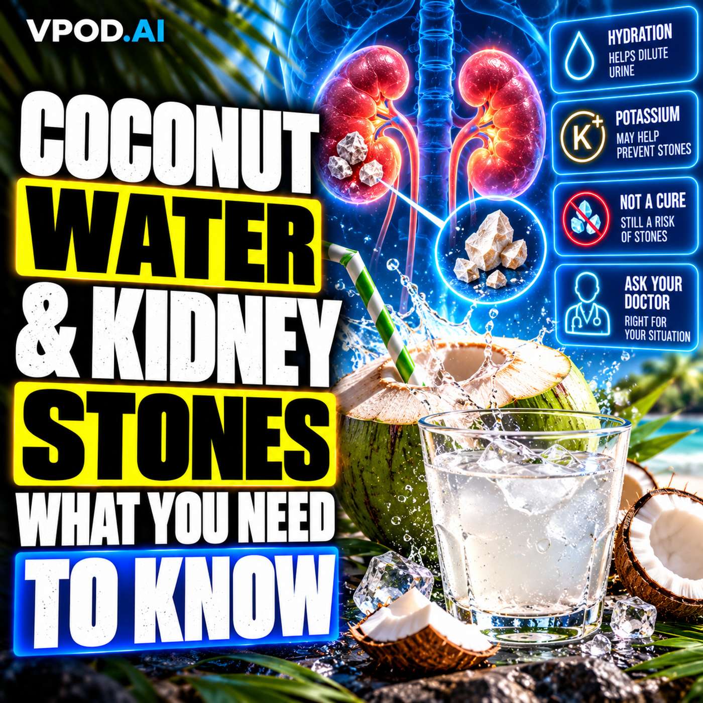 Coconut Water and Kidney Stones: What You Need to Know?