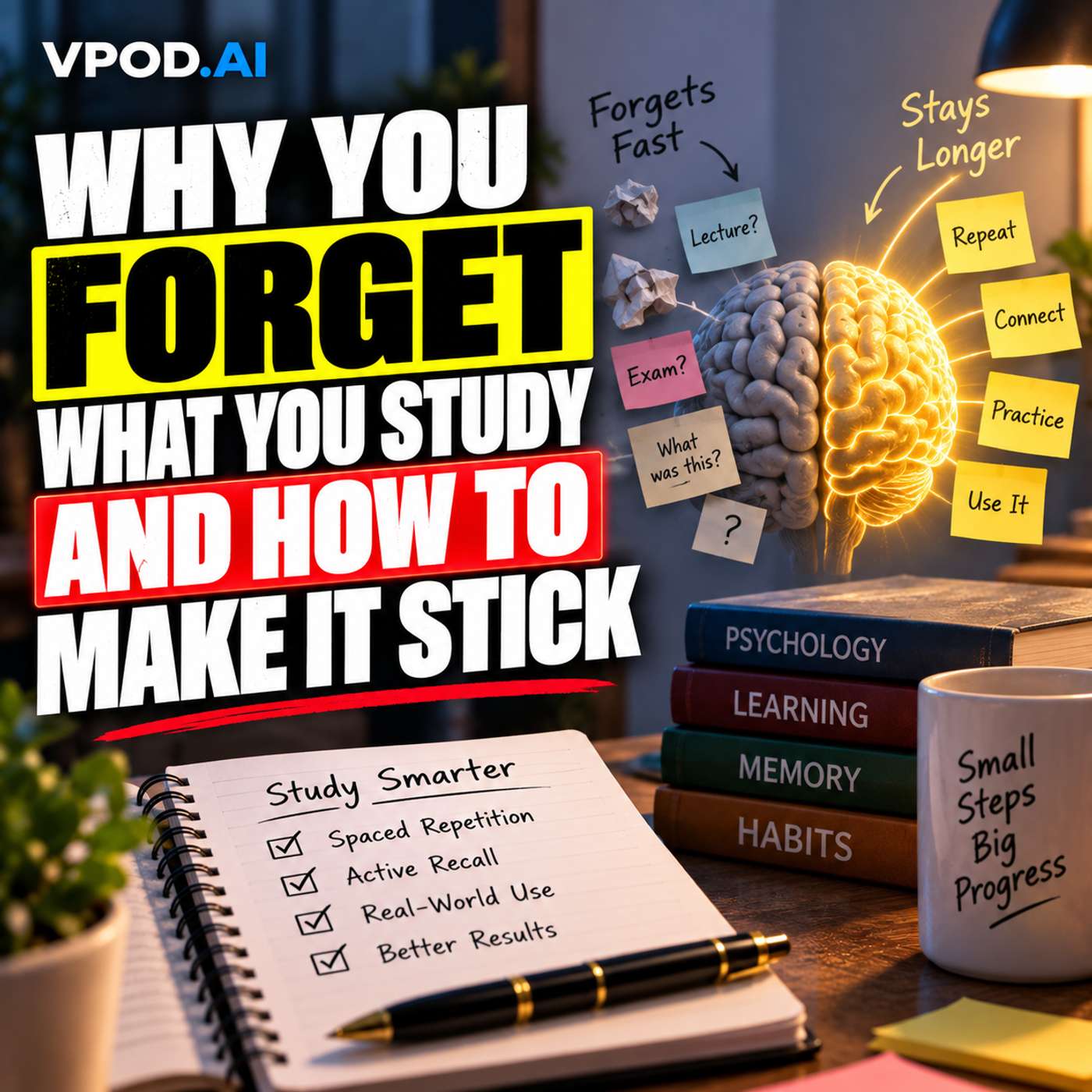 Why You Forget What You Study—and How to Make It Stick
