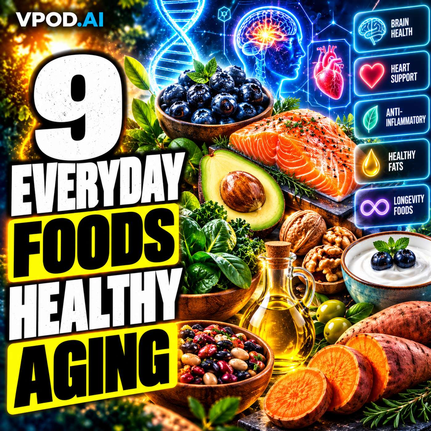 9 Everyday Foods That May Support Healthy Aging