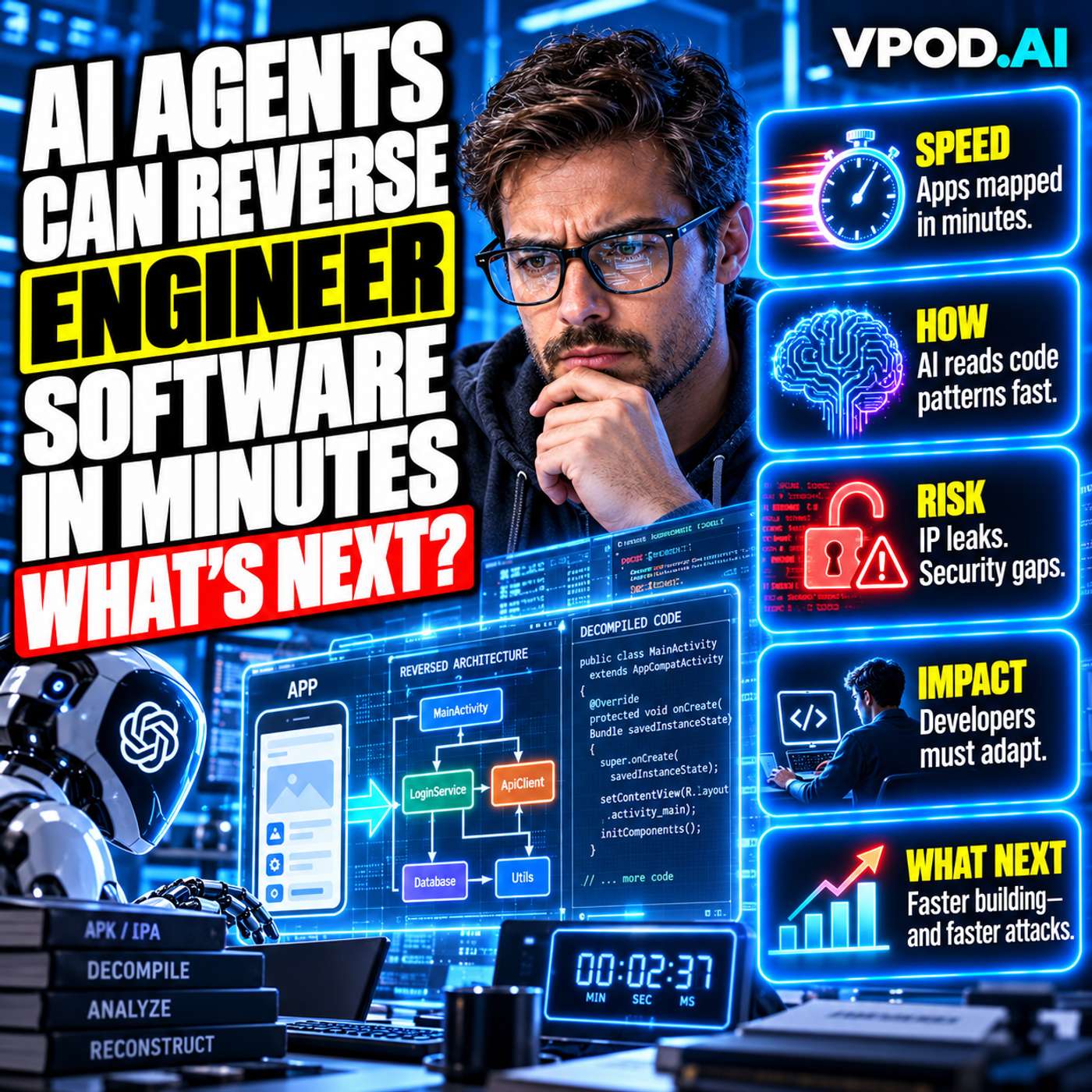 AI Agents Can Reverse Engineer Software in Minutes—What’s Next?