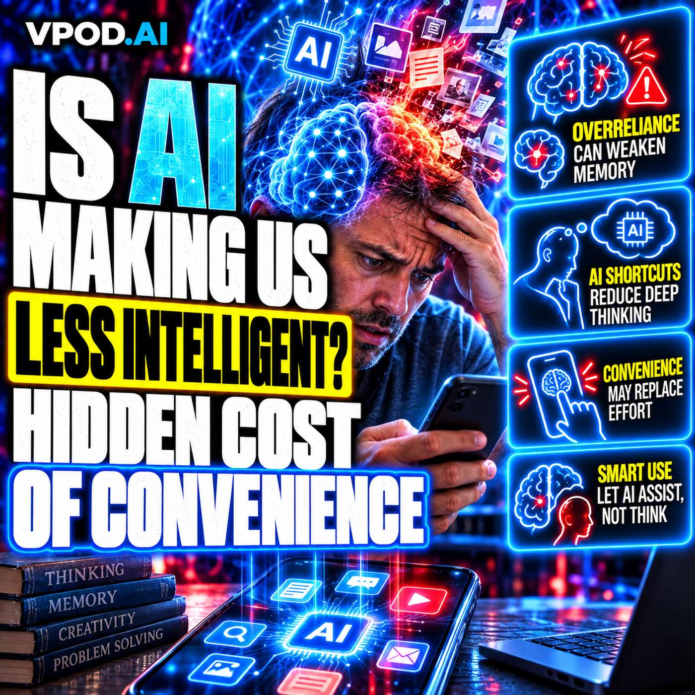 Is AI Making Us Less Intelligent? The Hidden Cost of Convenience