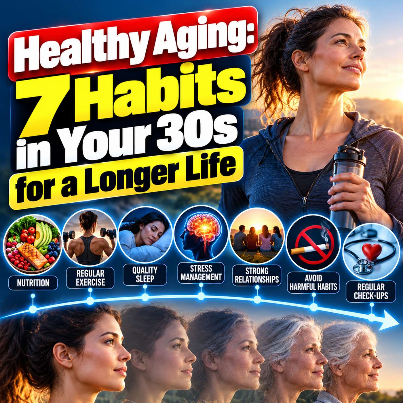 Healthy Aging: 7 Habits in Your 30s for a Longer Life