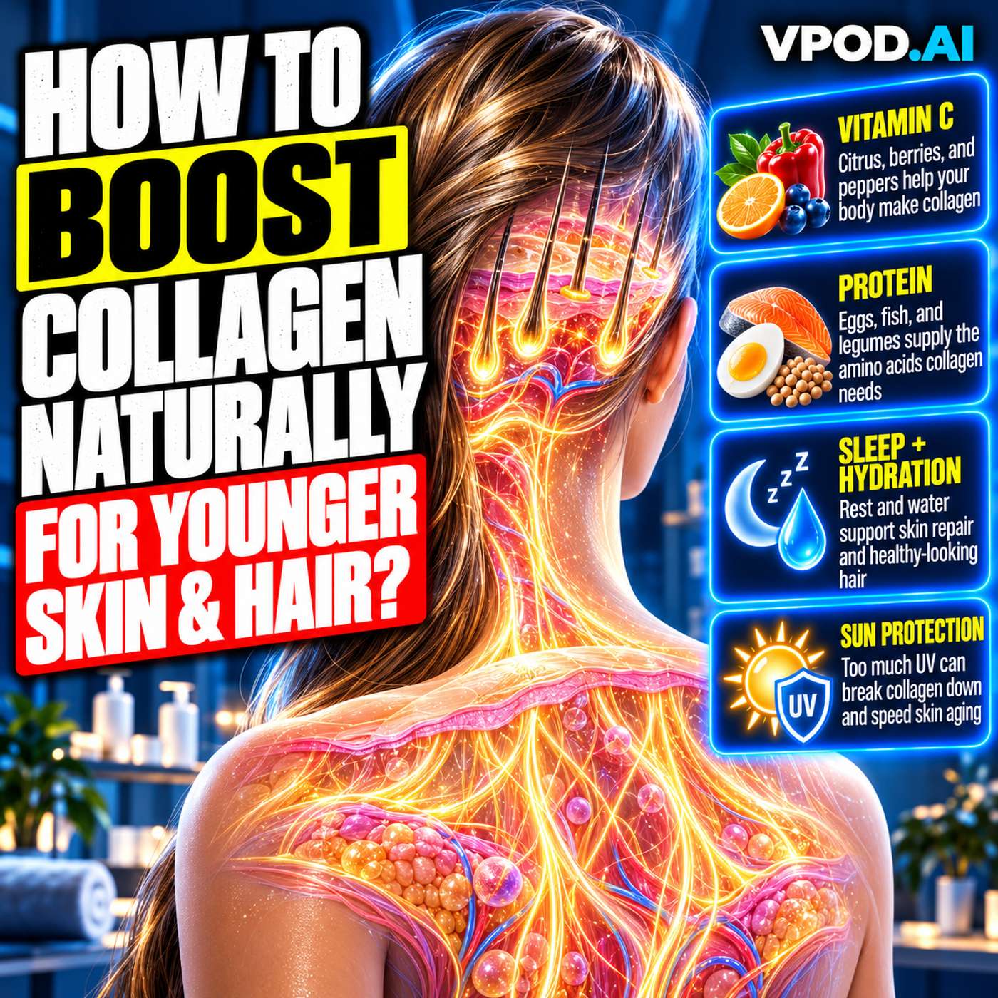 How to Boost Collagen Naturally for Younger Skin and Hair?