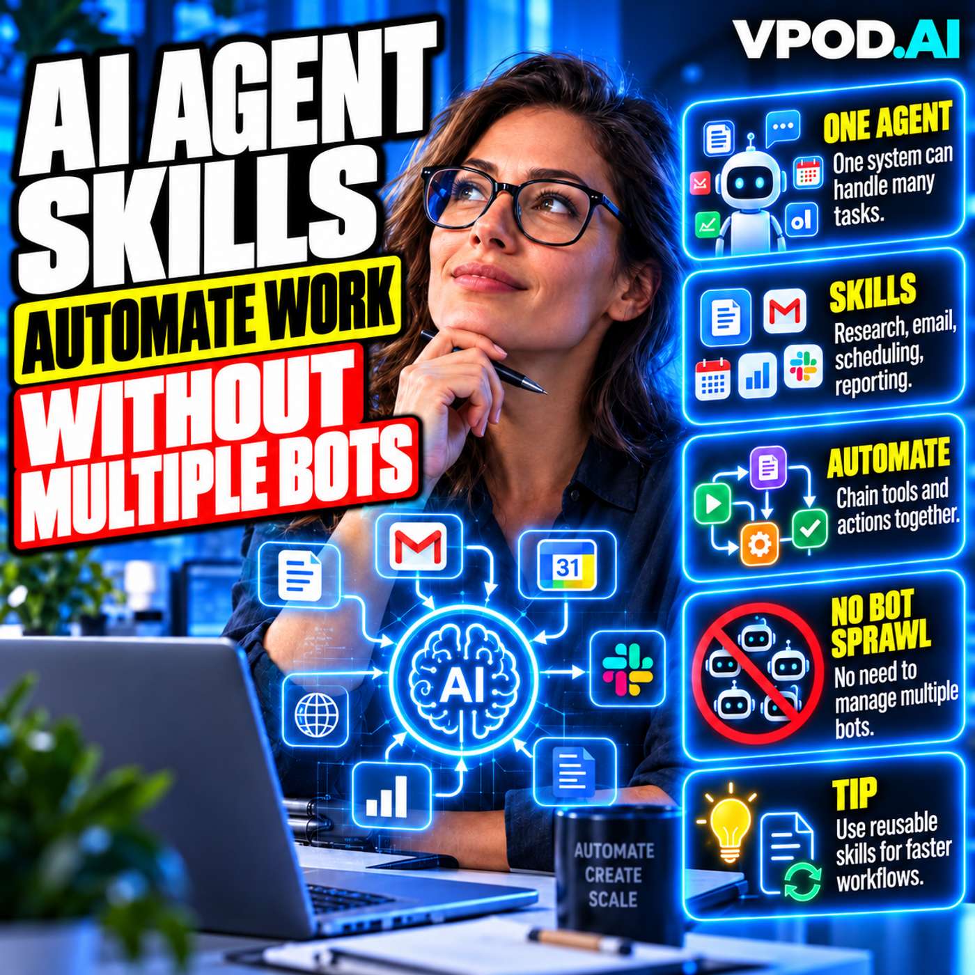 AI Agent Skills: How to Automate Work Without Multiple Bots